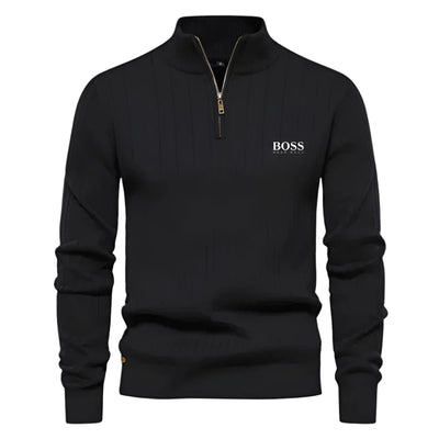 Half-zip sweater-B0SS