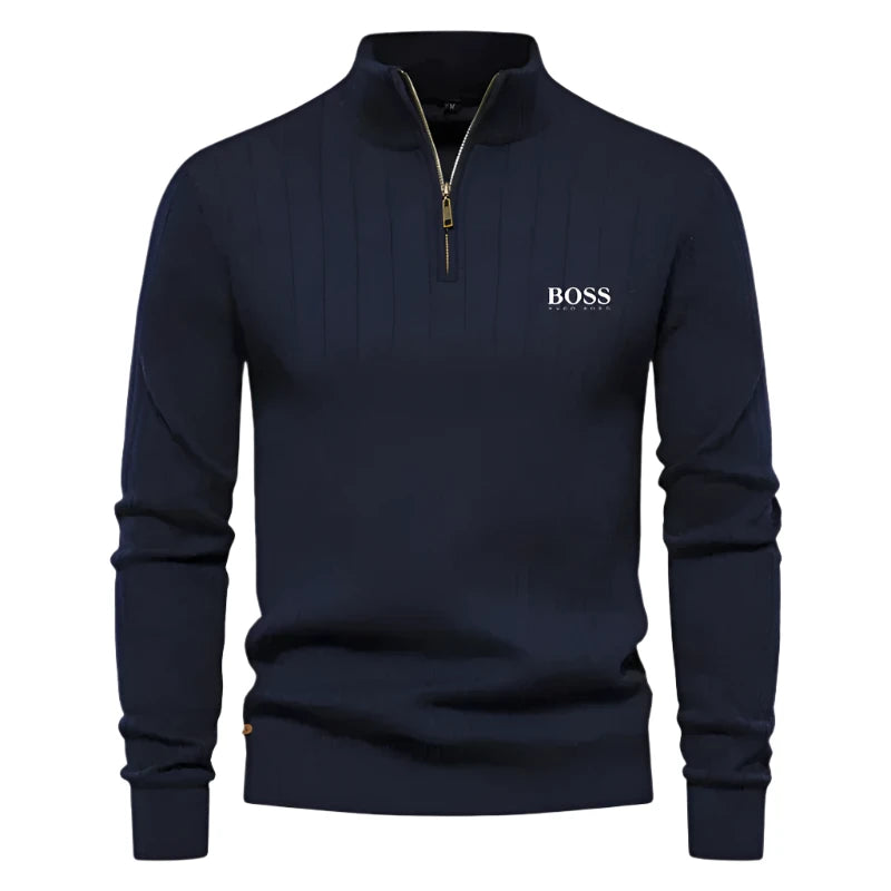 Half-zip sweater-B0SS