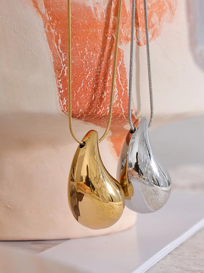 Gilded Water Drop Earrings