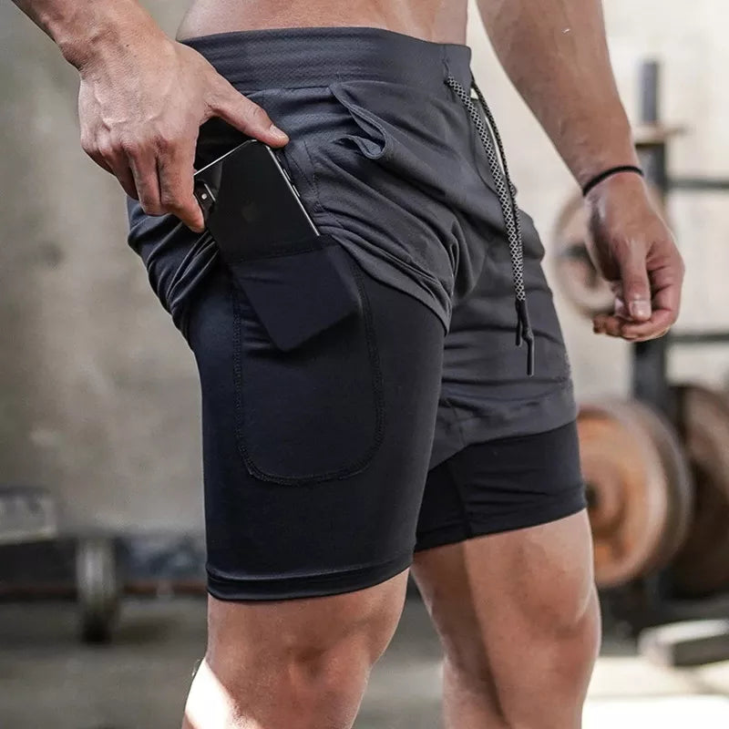 2-in-1 Gym Shorts