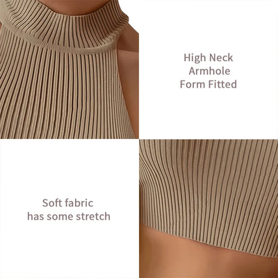 Ribbed Knit Halter